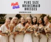 plus size bridesmaid dresses under £100