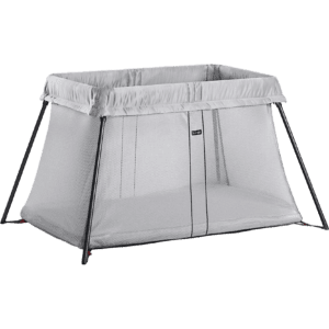 Travel Cot Light – Silver / Mesh