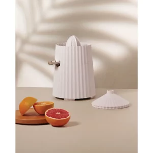 Alessi Plissé Electric Citrus Squeezer, 80W, White