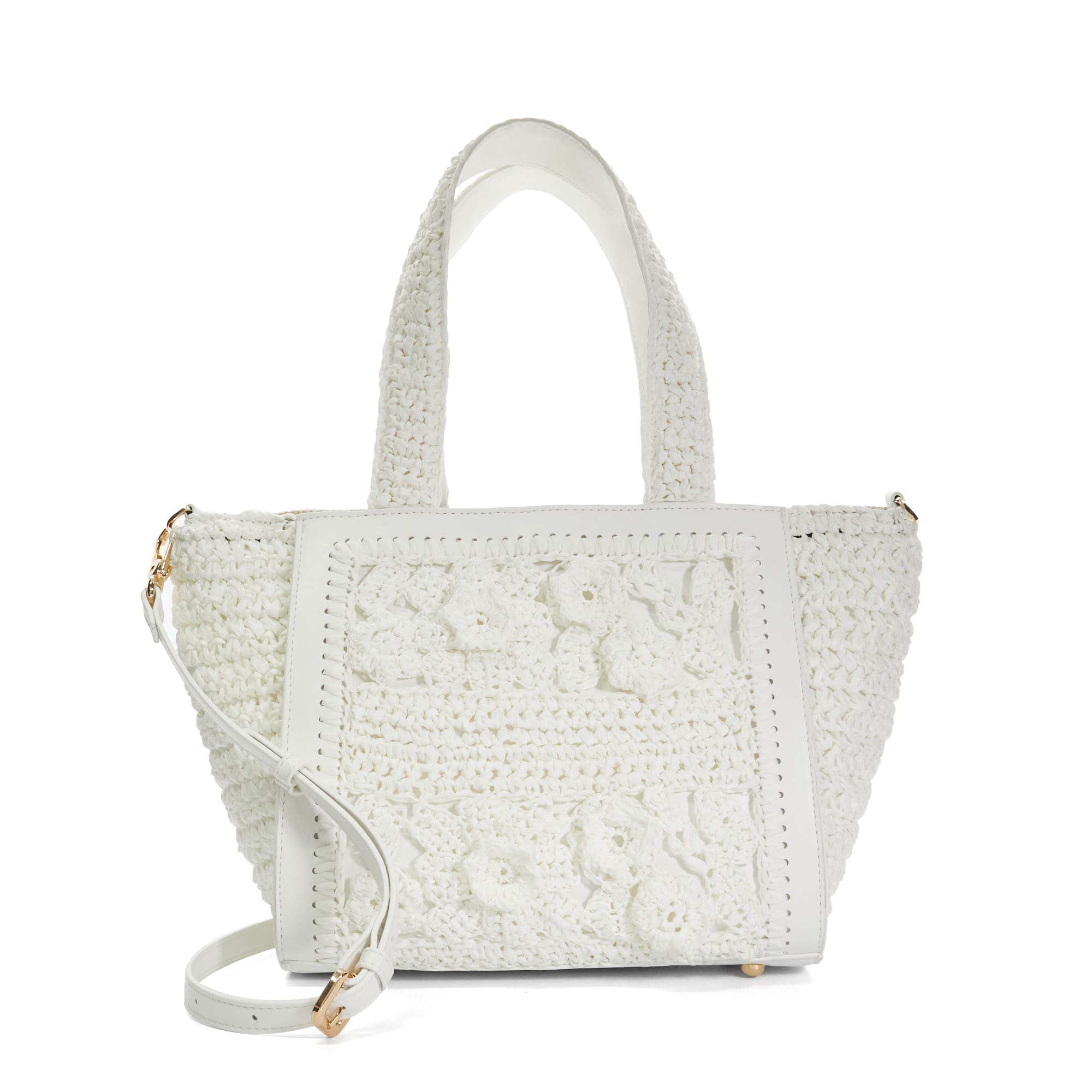 Daisy Floral Detail Tote Bag