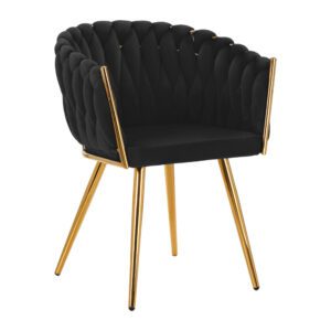 4Rico Qs-Gw06G Stylish Black Chair
