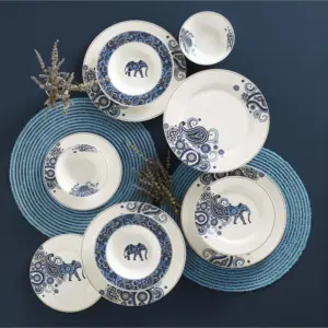 Karaca 24-Piece Porcelain Dinner Set
