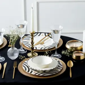 Karaca 24-Piece Porcelain Dinner Set for 6