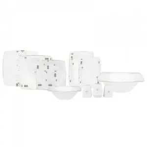 Karaca Ada 57-Piece Porcelain Dinner Set