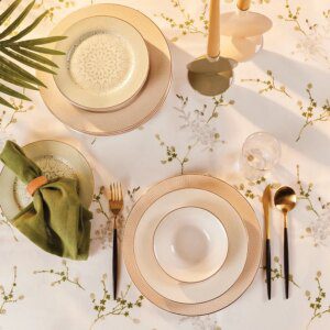 Karaca Cobbler 24-Piece Dinner Set for 6