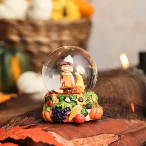 Karaca Halloween Harvest Ceramic Snow Globe