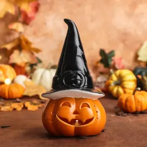 Karaca Halloween Pumpkin LED Tealight Decoration