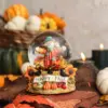 Karaca Halloween Scarecrow Ceramic Snow Globe