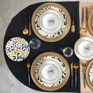 Karaca Ortiga 24-Piece Dinner Set for 6