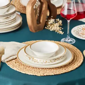 Karaca Roseanne 24-Piece Dinner Set