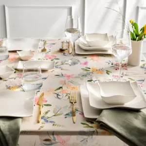 Karaca Vals 40-Piece Dinner Set, White