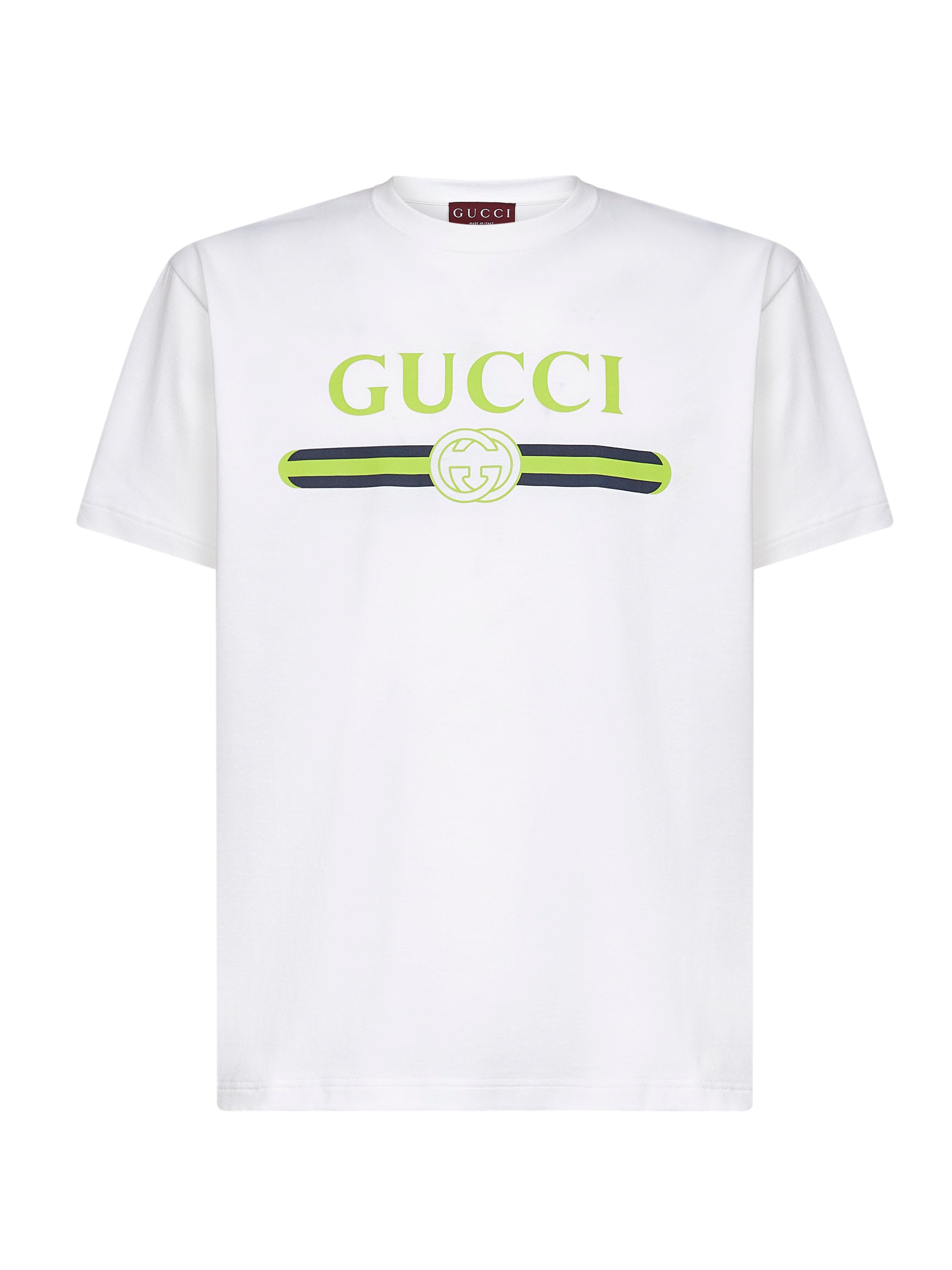 GUCCI White Cotton Jersey Printed T-Shirt Review: Style Meets Comfort for Men
