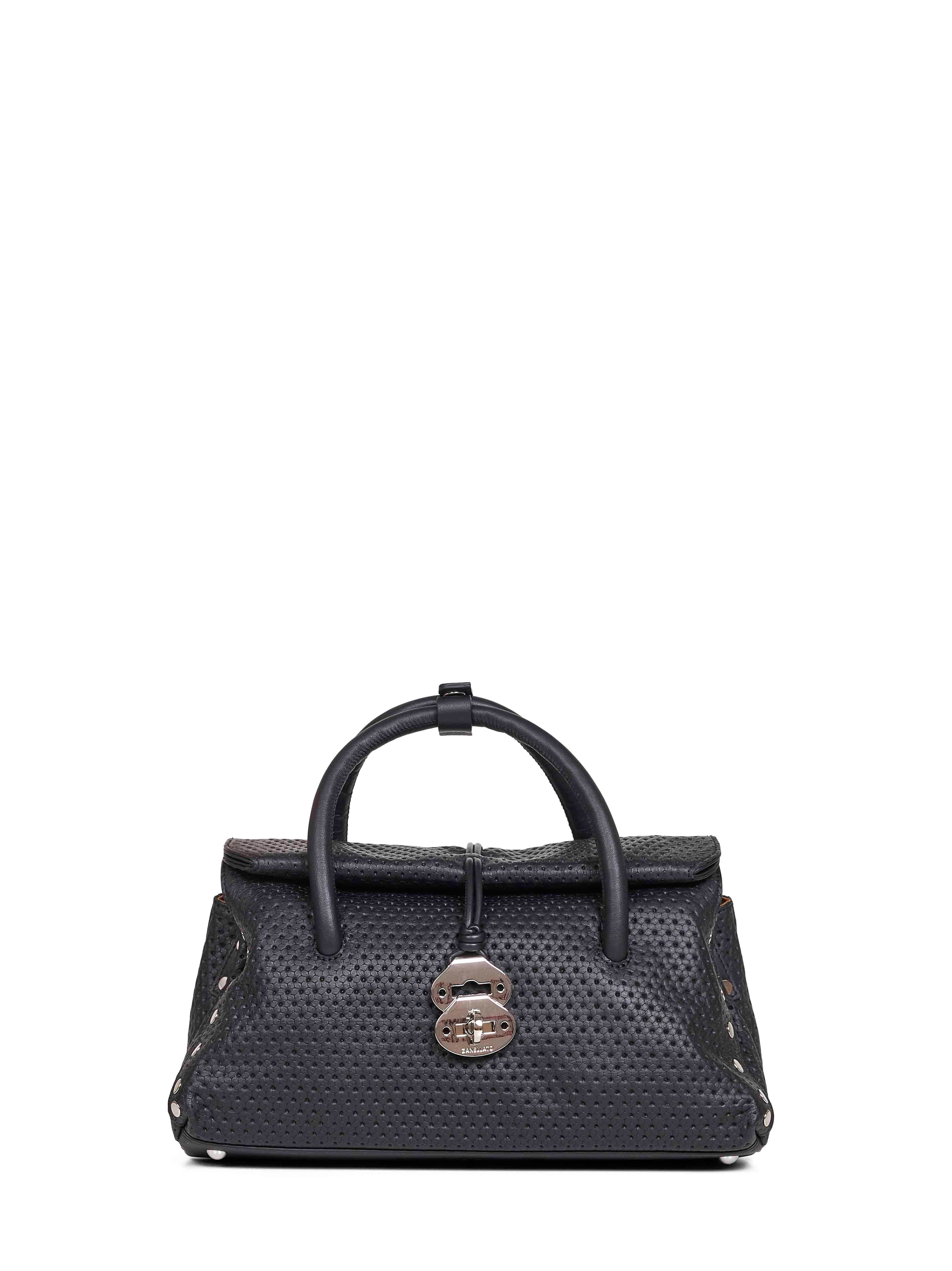 ZANELLATO Black Dotta Small Handbag – Elegant Design