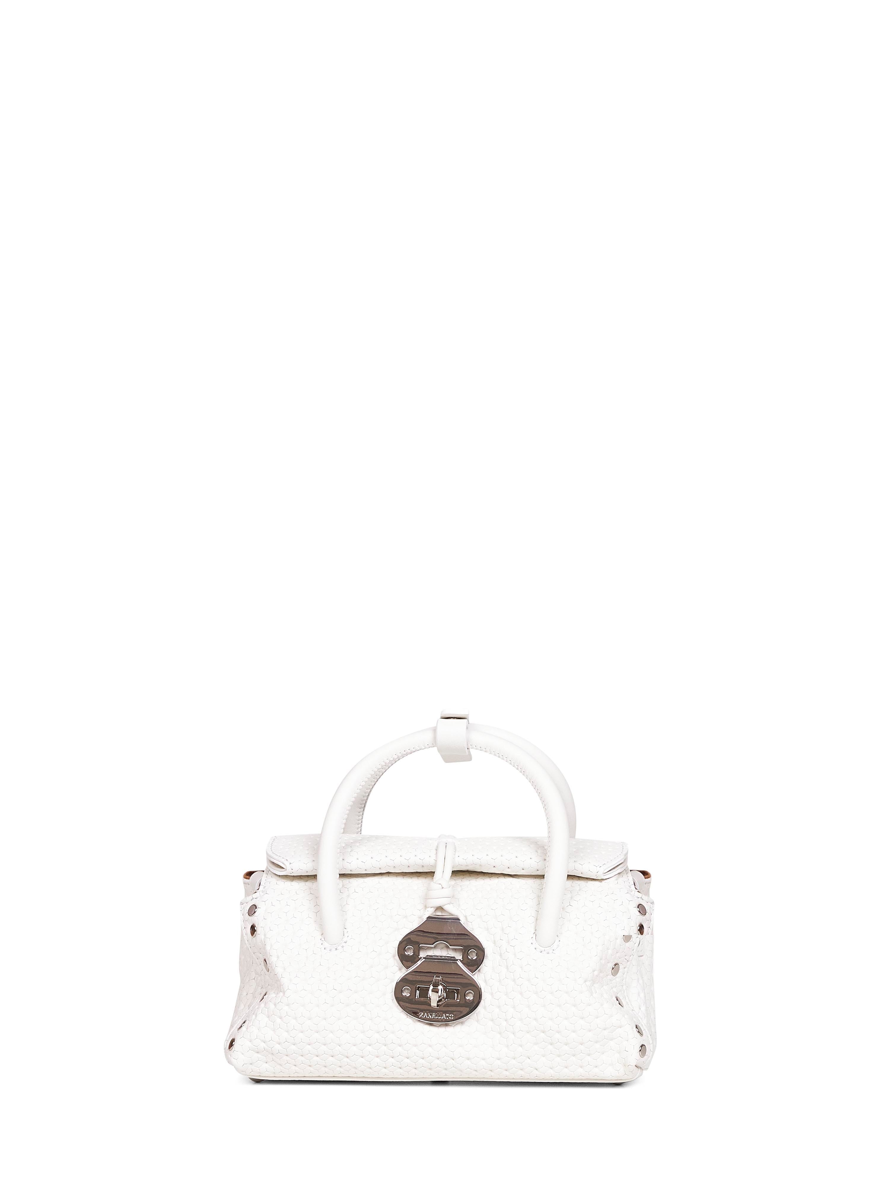 ZANELLATO Cima Dotta Baby Handbag – White