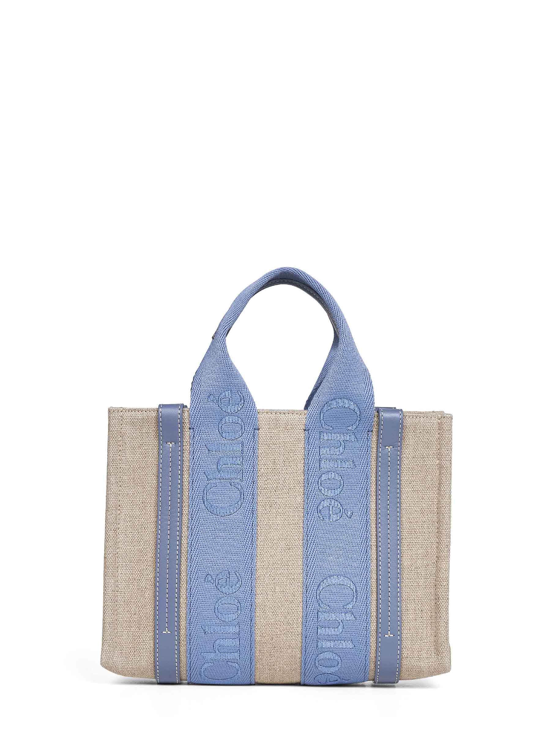 Chloé Ashes Blue Woody Small Tote Bag Review: Elegant Style for Women
