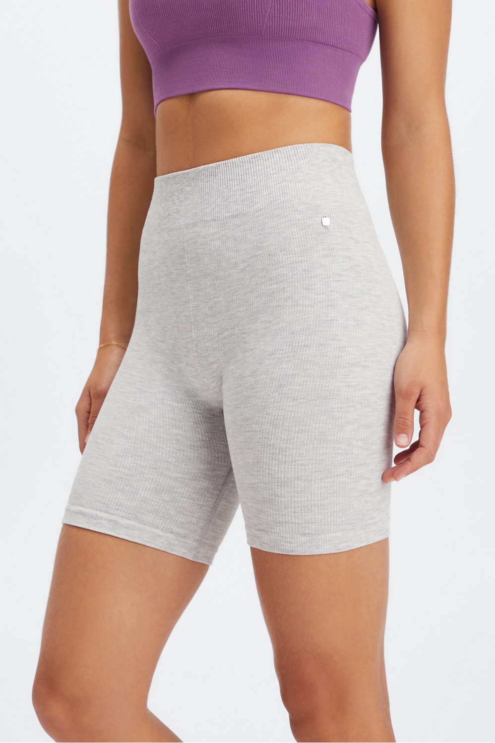 Ultimate Review of Fabletics Cloud Seamless High-Waisted Shorts for Women in Gray XS