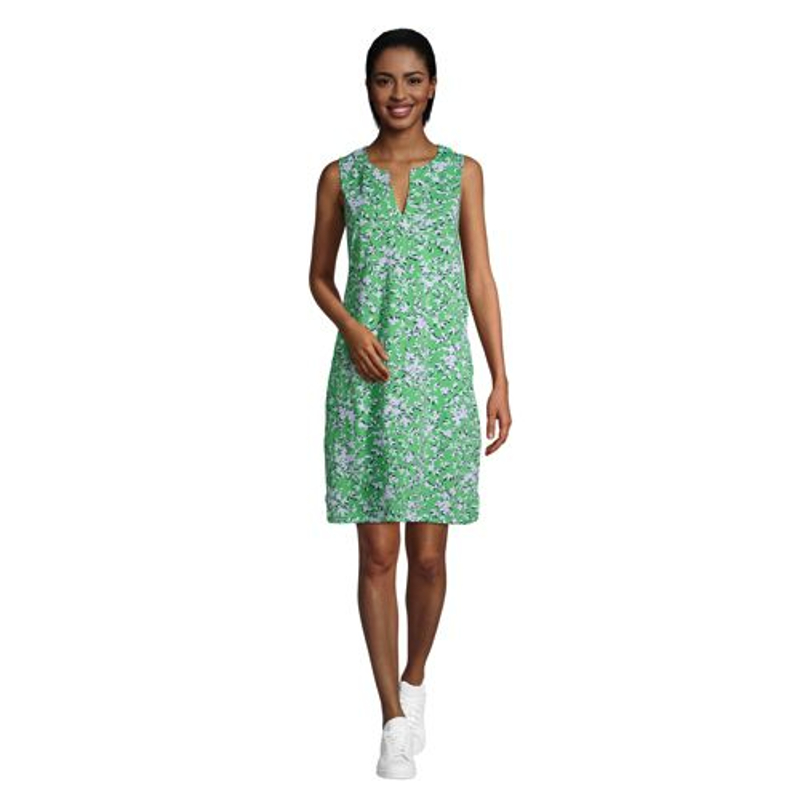 Review: Draper James Sleeveless Cotton Beach Cover-Up – Stylish Comfort for Women in Green, Size 8