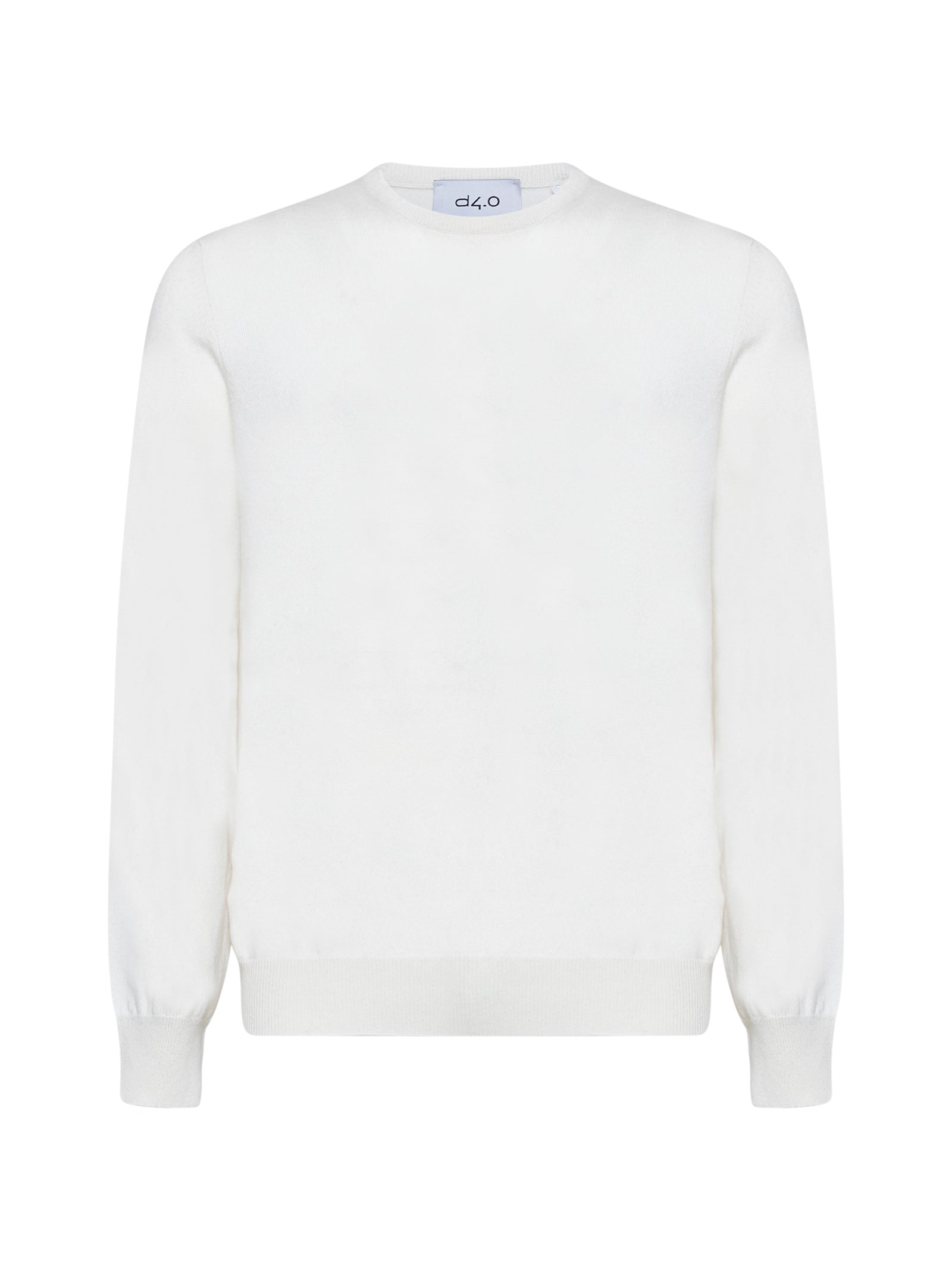 D 4.0 | Ivory cashmere crewneck sweater | Man | 56