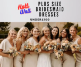 10 Stunning Plus Size Bridesmaid Dresses Under £100