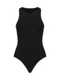Elevate Your Wardrobe: ALAÏA Black Ribbed Knit Tank Bodysuit Review for Women Size 38