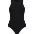 Stylish Review of DIESEL Black Ribbed Jersey T-Bodyn Bodysuit for Women (Size S)