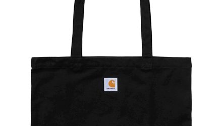 CARHARTT WIP Black Canvas Graphic Tote Review: Stylish & Functional for Men