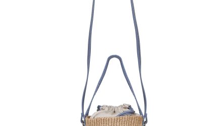 Chloé Ashes Blue Woody Small Basket Bag Review: Elegance Meets Functionality for Women