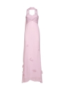 Stunning Review of the SELF PORTRAIT Pink Georgette Scarf Maxi Dress for Women Size 12