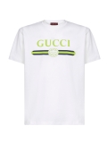 GUCCI White Cotton Jersey Printed T-Shirt Review: Style Meets Comfort for Men
