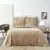Beige Exclusive Home Joena Soft Bedspread Set – Luxury Single Cover