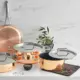 7-Piece Premium Copper Cookware Set with 3Ply PowerSteel: Chef’s Choice for Professional Cooking