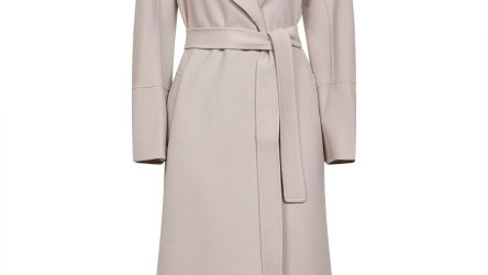 MAX MARA S Sand SMMELISA Long Wrap Coat Review: Elegant Style for Women Size 36