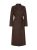 Max Mara Women’s Chocolate Poldo Long Wrap Coat Size 34